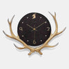 Modern Big Buck Deer Head Resin Wall Clock | 55cm | Perfect for Living & Bedroom